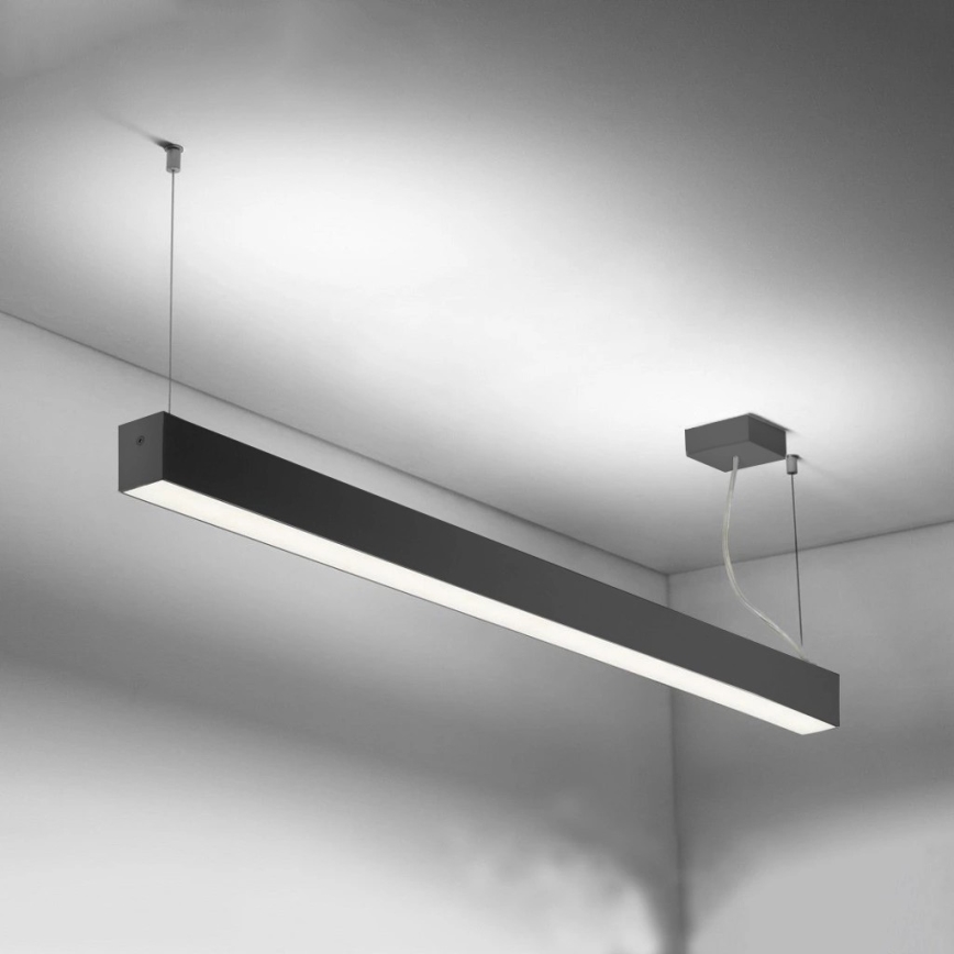 Sinclair - LED Ceiling light LSM LED/20W/230V 3000K/4000K/5000K 60 cm black
