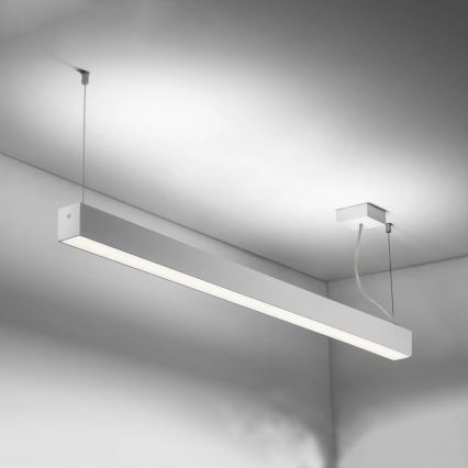 Sinclair - LED Ceiling light LSM LED/40W/230V 3000K/4000K/5000K 120 cm silver
