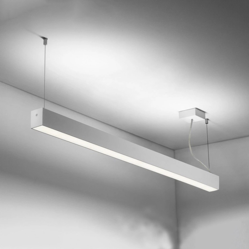 Sinclair - LED Ceiling light LSM LED/40W/230V 3000K/4000K/5000K 120 cm silver