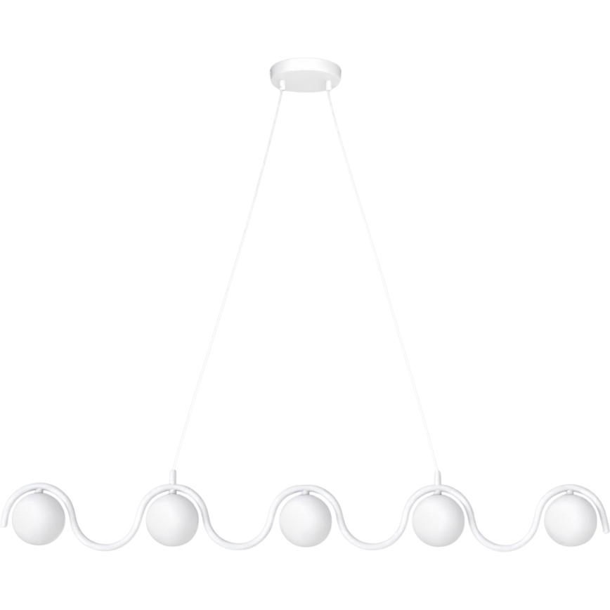 SINUS Cable Pendant 5xG9/8W/230V White