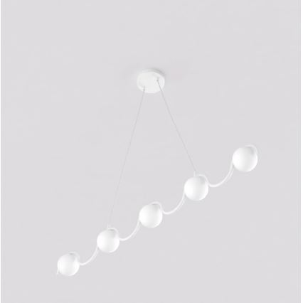 SINUS Cable Pendant 5xG9/8W/230V White