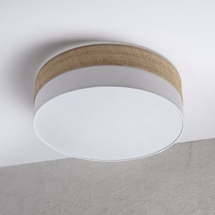 SIRJA BOHO Ceiling Light 2×E27/15W/230V Ø 45 cm Beige/White