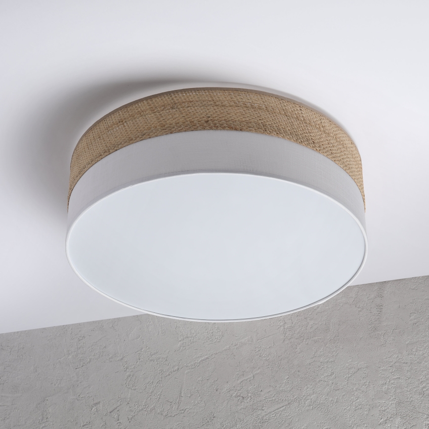 SIRJA BOHO Ceiling Light 2×E27/15W/230V Ø 45 cm Beige/White