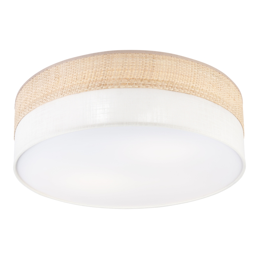 SIRJA BOHO Ceiling Light 2×E27, 15W/230V, Ø45 cm — Beige/Cream