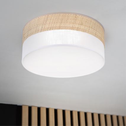 LED Ceiling Light SIRJA BOHO LED/20W/230V 4000K Ø 35 cm beige/white