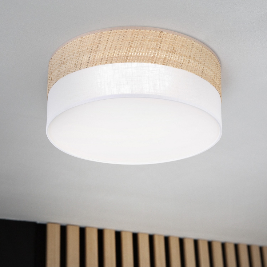 LED Ceiling Light SIRJA BOHO LED/20W/230V 4000K Ø 35 cm beige/white