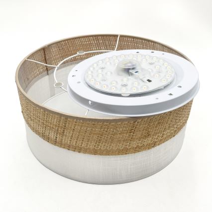 LED Ceiling Light SIRJA BOHO LED/20W/230V 4000K Ø 35 cm beige/white