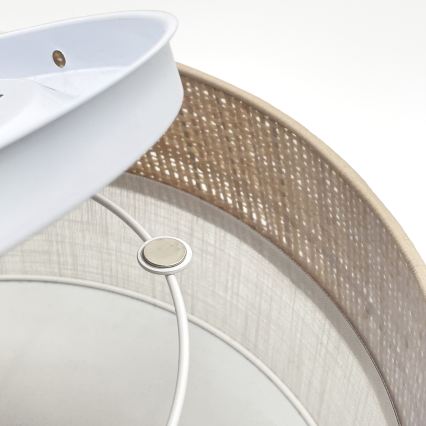 LED Ceiling Light SIRJA BOHO LED/20W/230V 4000K Ø 35 cm beige/white