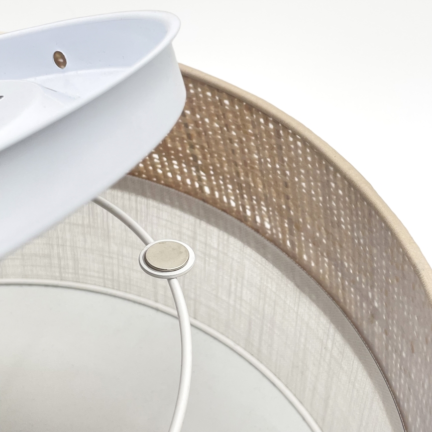 LED Ceiling Light SIRJA BOHO LED/20W/230V 4000K Ø 35 cm beige/white