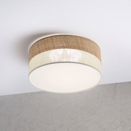 LED Ceiling Light SIRJA BOHO LED/20W/230V 4000K Ø 35 cm Beige/Cream