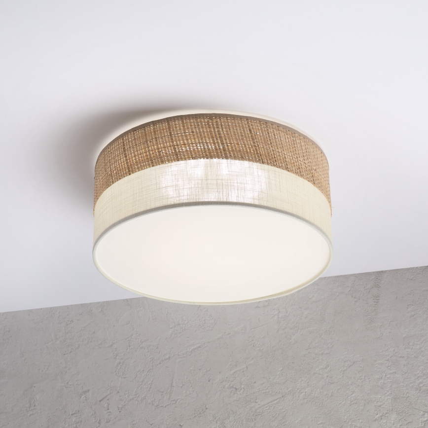 LED Ceiling Light SIRJA BOHO LED/20W/230V 4000K Ø 35 cm Beige/Cream