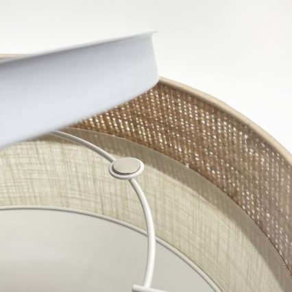 LED Ceiling Light SIRJA BOHO LED/20W/230V 4000K Ø 35 cm Beige/Cream