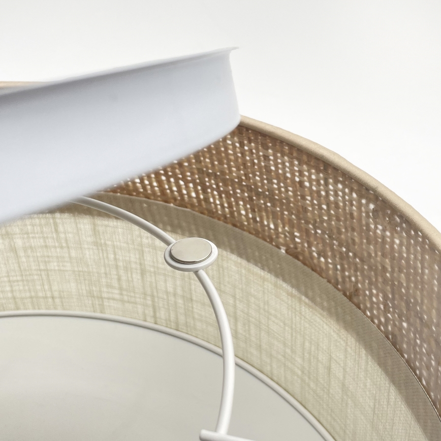 LED Ceiling Light SIRJA BOHO LED/20W/230V 4000K Ø 35 cm Beige/Cream