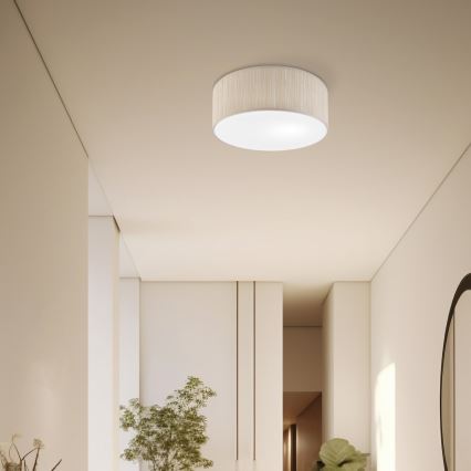 SIRJA Ceiling Light 1x E27/15W/230V, Ø 35 cm, Beige