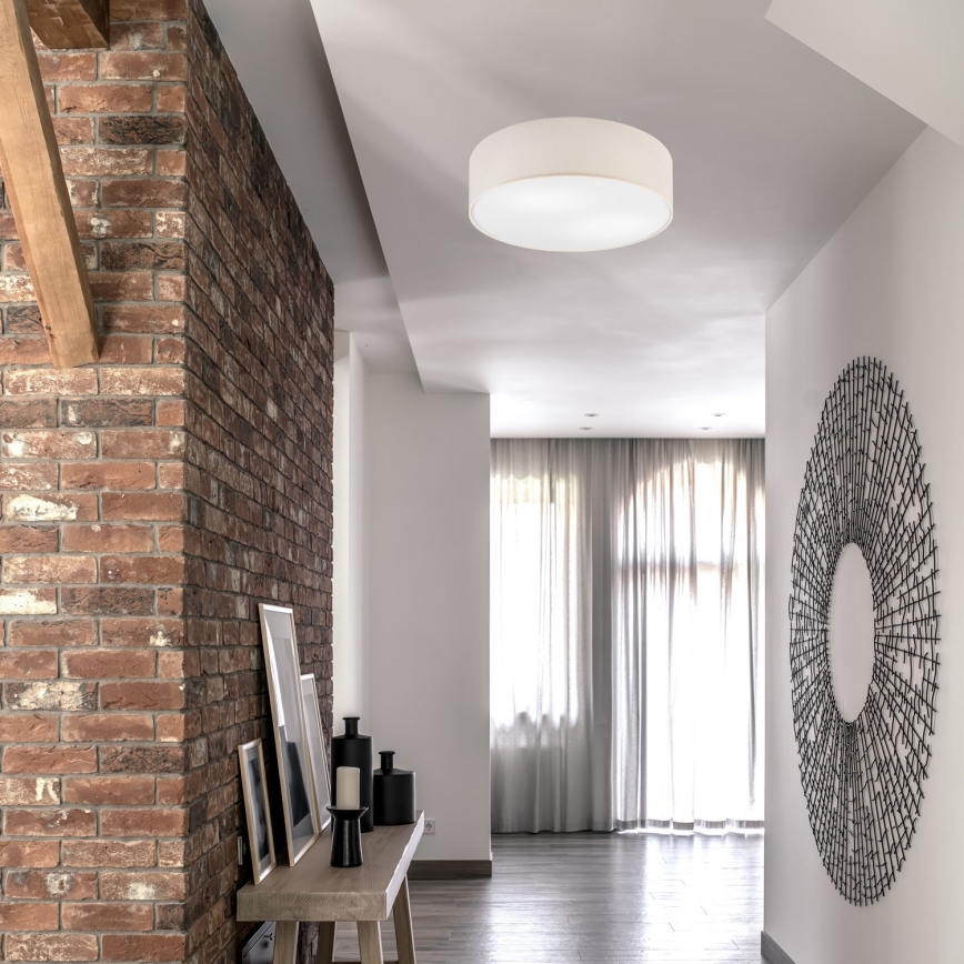 SIRJA Ceiling Light, 2xE27/15W/230V, Ø 45 cm, Cream