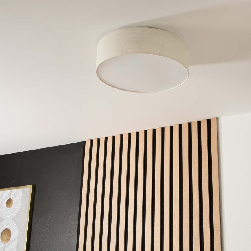 SIRJA Ceiling Light, 2xE27/15W/230V, Ø 45 cm, Cream