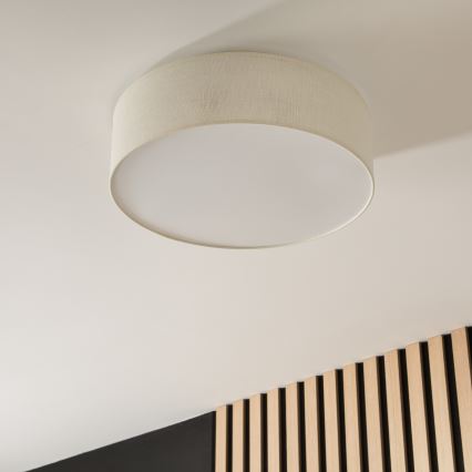 SIRJA Ceiling Light, 2xE27/15W/230V, Ø 45 cm, Cream