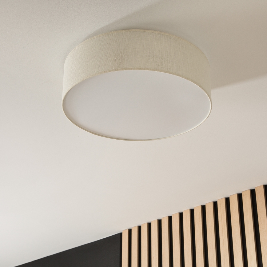 SIRJA Ceiling Light, 2xE27/15W/230V, Ø 45 cm, Cream