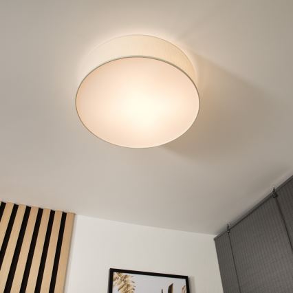 SIRJA Ceiling Light, 2xE27/15W/230V, Ø 45 cm, Cream