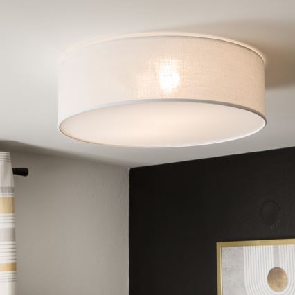 SIRJA ceiling light 2×E27/15W/230V, Ø45 cm, white