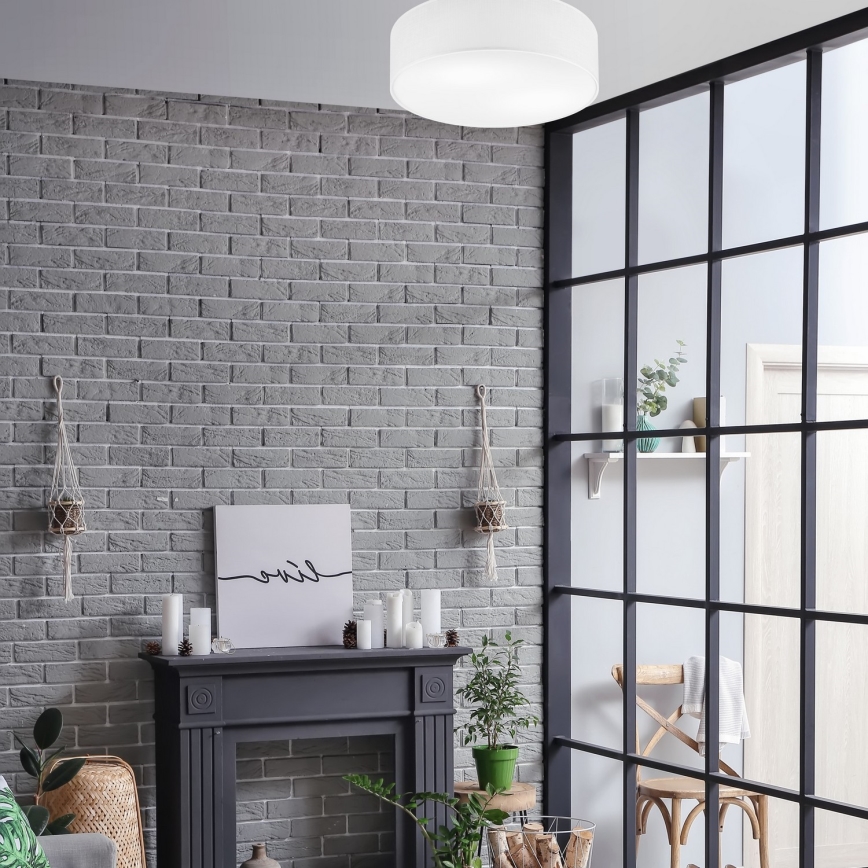 SIRJA ceiling light 2×E27/15W/230V, Ø45 cm, white