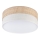 SIRJA DOUBLE BOHO ceiling light, 2x E14/15W/230V, Ø 35 cm, beige/cream