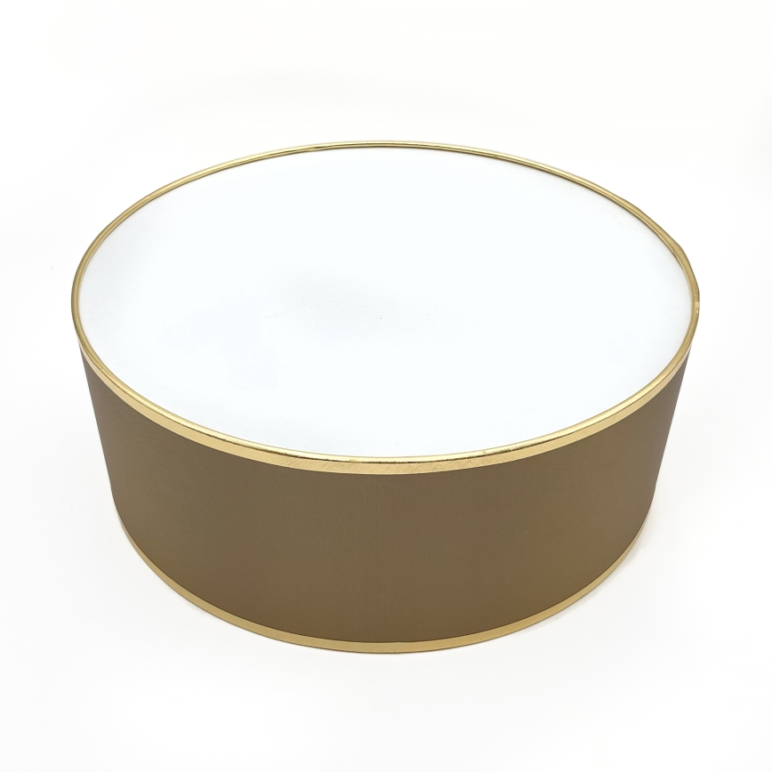 SIRJA DOUBLE ceiling light, 2x E14/15W, 230V, Ø 35 cm, brown/gold