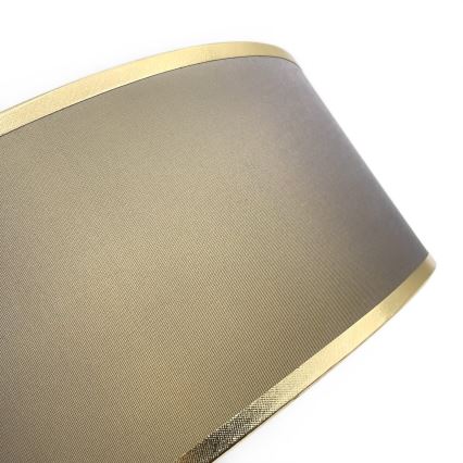 SIRJA DOUBLE ceiling light, 2x E14/15W, 230V, Ø 35 cm, brown/gold