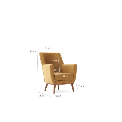 SIRO Armchair, Gold