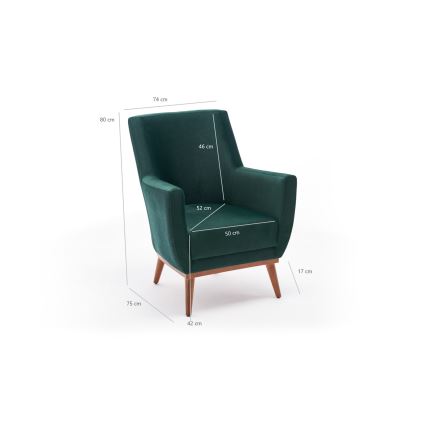 SIRO Armchair, Green