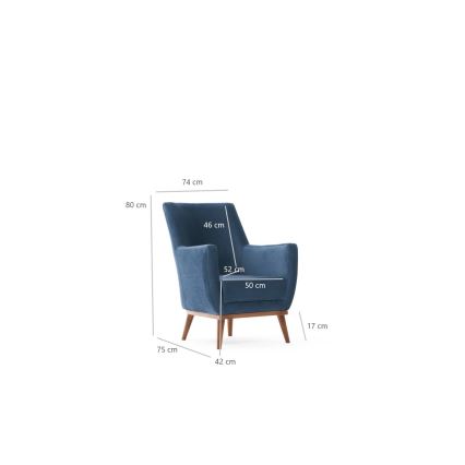 SIRO Blue Armchair