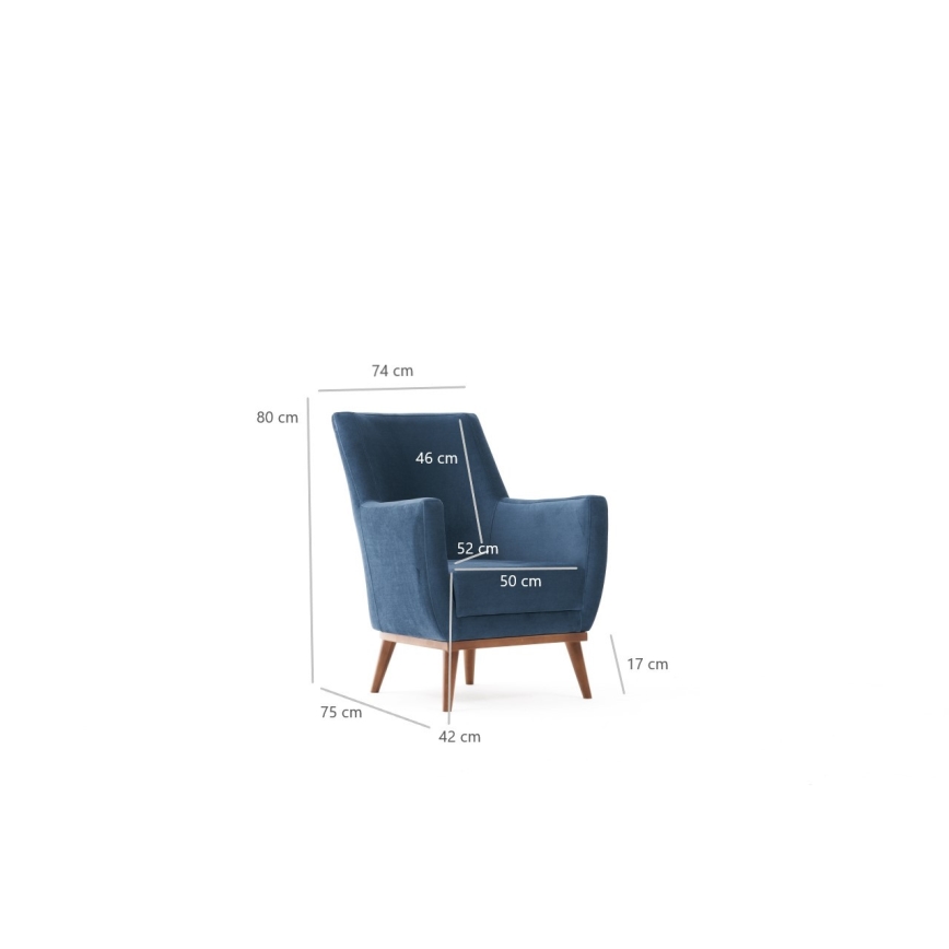SIRO Blue Armchair