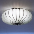 SIRU - Ceiling light ACCADEMIA 3xE27/60W/230V white/black Venetian glass