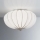 SIRU - Ceiling light GIOVE 2xE14/40W/230V d. 29 cm matte chrome/white Venetian glass