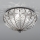 SIRU - Ceiling light SAN TOMÀ 3xE14/40W/230V clear/matte chrome Venetian glass