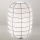 SIRU - Wall light LANTERNA 1xE27/60W/230V black/white Venetian glass