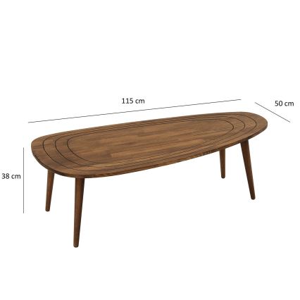 SISI Walnut Coffee Table
