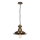 SIVANI cable-hung pendant light 1xE27/40W/230V, bronze finish
