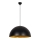 SIVANI Cable Pendant Lamp 1x E27/40W/230V, Ø 60 cm, Black/Copper