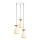 SIVANI Cable Pendant Light 3xE27/40W/230V White/Copper