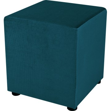 SIX Ottoman 40 x 40 cm, Turquoise