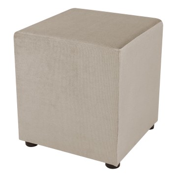 SIX Ottoman 40x40 cm beige