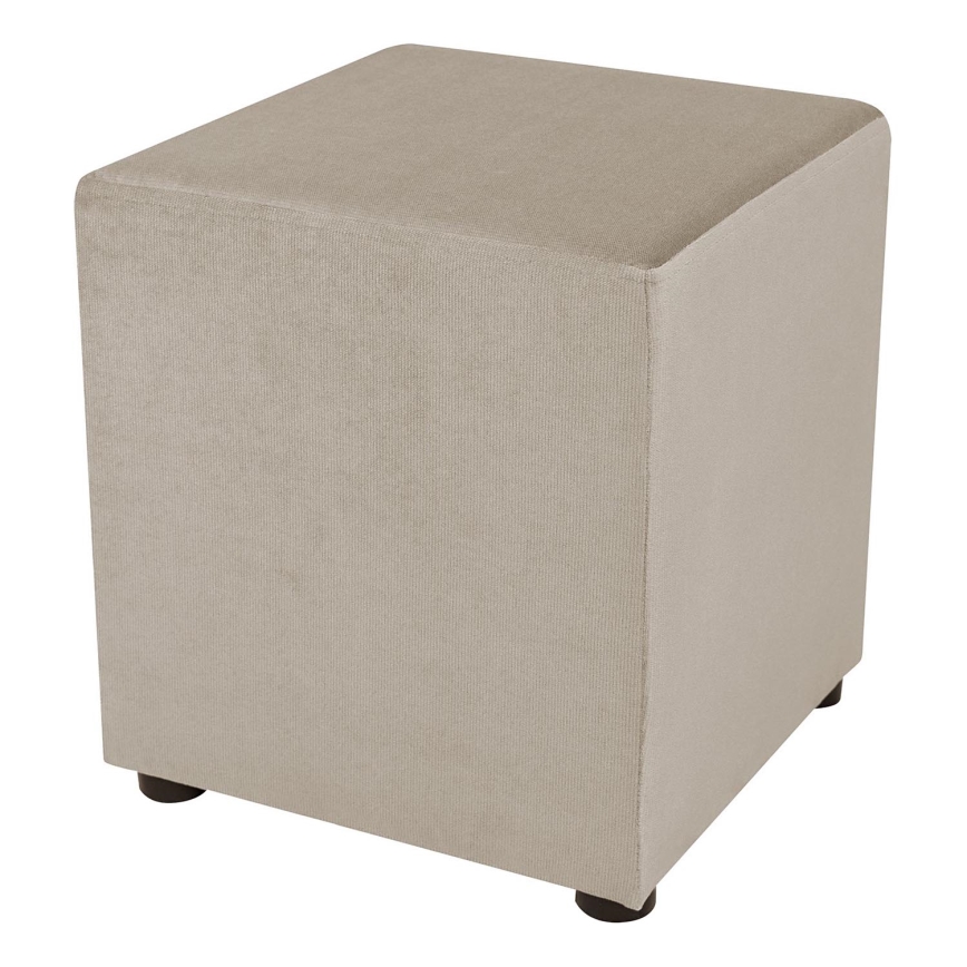 SIX Ottoman 40x40 cm beige