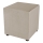 SIX Ottoman 40x40 cm beige
