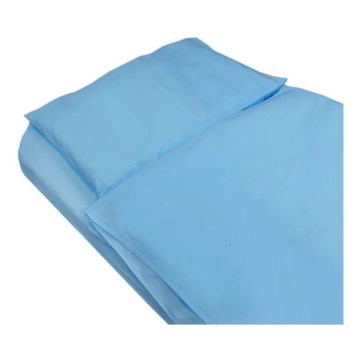 SkinPro Silver - Antibacterial Duvet Cover 100x135 cm Blue