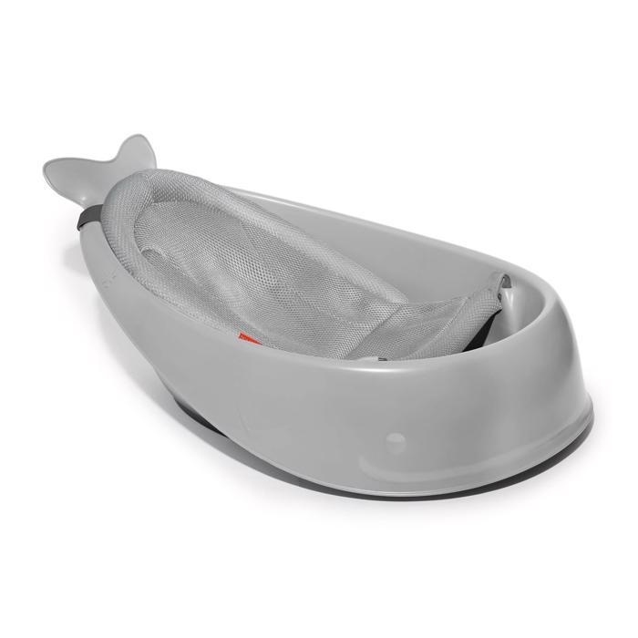 Skip Hop - Baby bath with ergonomic mat MOBY 3 grey