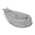 Skip Hop - Baby bath with ergonomic mat MOBY 3 grey