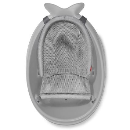 Skip Hop - Baby bath with ergonomic mat MOBY 3 grey