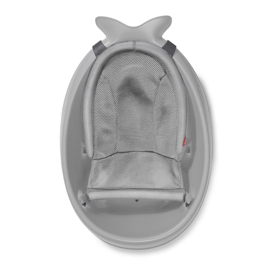 Skip Hop - Baby bath with ergonomic mat MOBY 3 grey