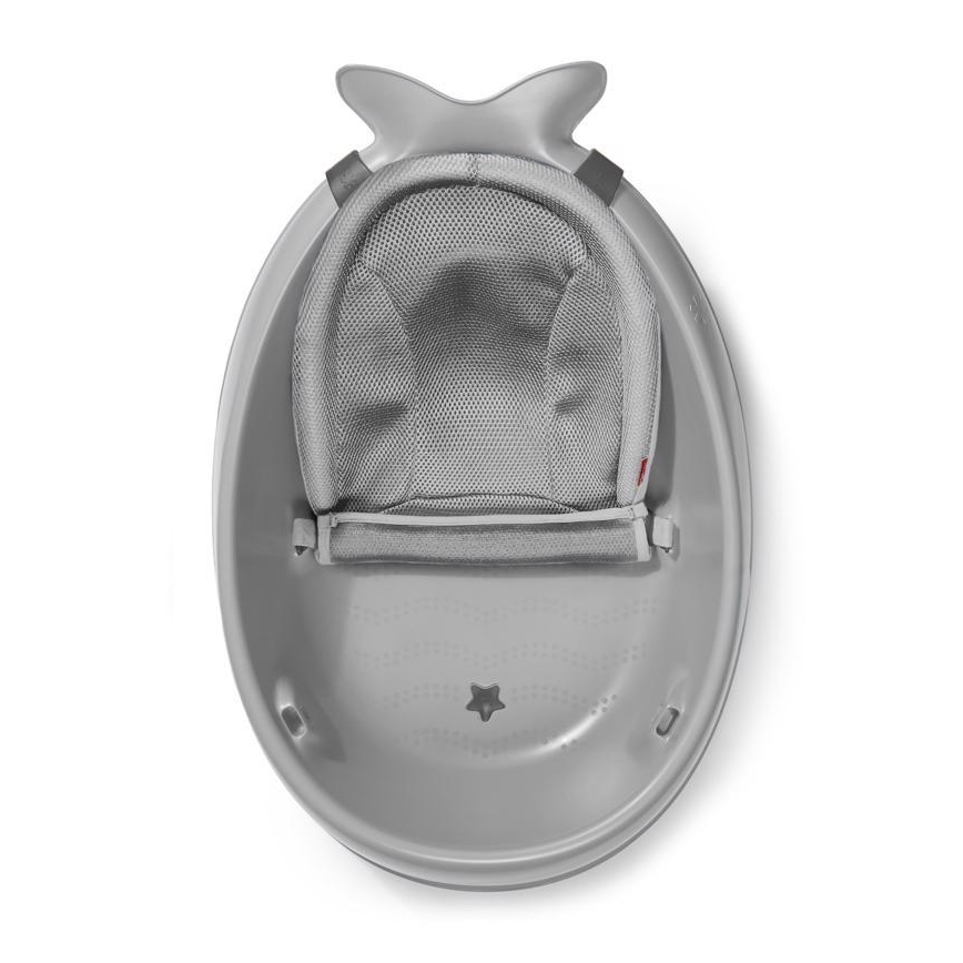 Skip Hop - Baby bath with ergonomic mat MOBY 3 grey